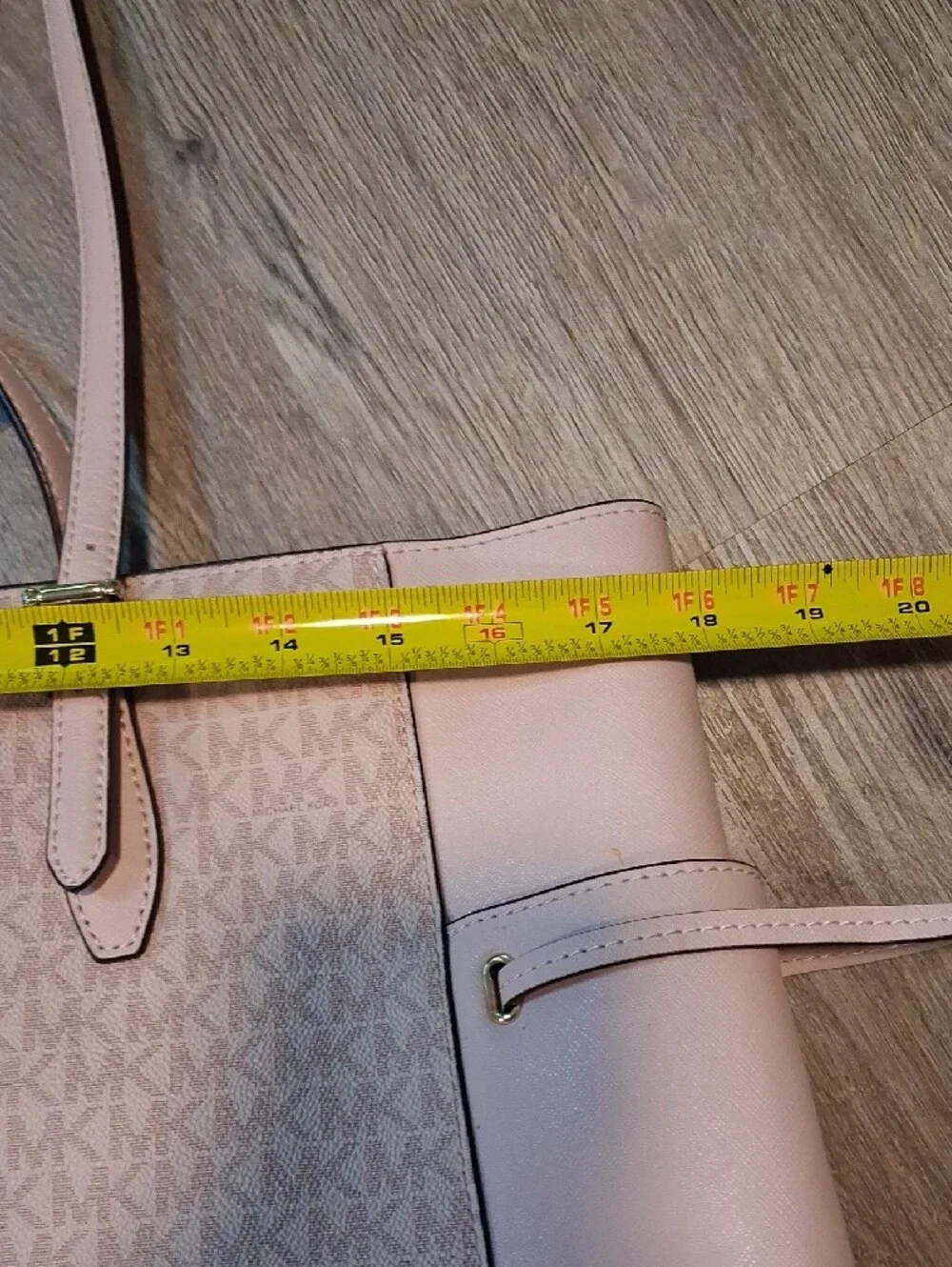 Michael Kors Blush Logo Tote with Gold Hardware